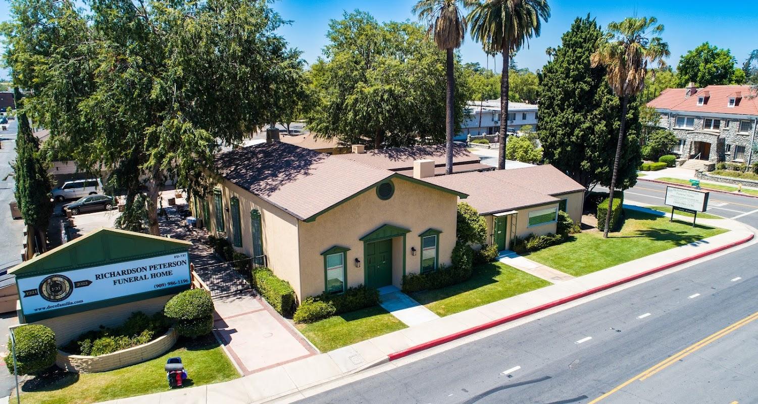 Richardson Peterson Funeral Home building in Ontario, California
