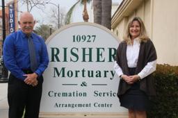 Risher Mortuary & Cremation Service building in Downey, California