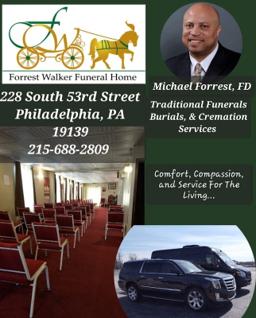 Robert Walker Funeral Home in Philadelphia Pennsylvania
