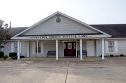 Robertson County Funeral Home building in Mount Olivet, Kentucky