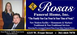 Rosas Funeral Home in Alice Texas