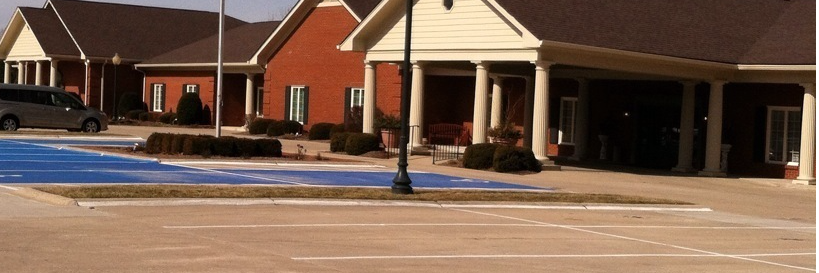 Rozelle-Johnson Funeral Service building in Anderson, Indiana