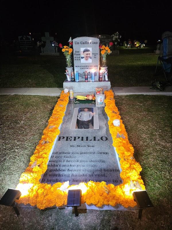 Rucker's Mortuary building in Bakersfield, California
