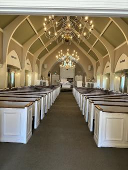 Russ Monroe's Funeral Home building in Fair Oaks, California