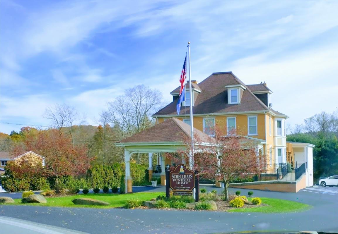 Schellhaas Funeral Home building in Bakerstown, Pennsylvania
