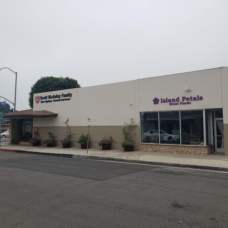 Scott McAulay Family New Options Funeral Service building in Placentia, California
