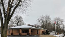 Seals-Campbell Funeral Home building in Marseilles, Illinois
