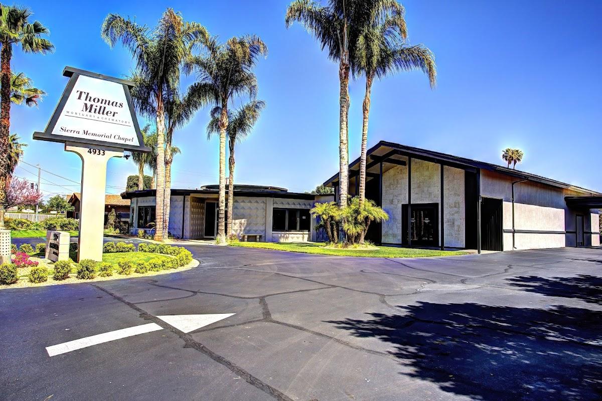 Sierra Memorial Chapel Mortuary building in Riverside, California