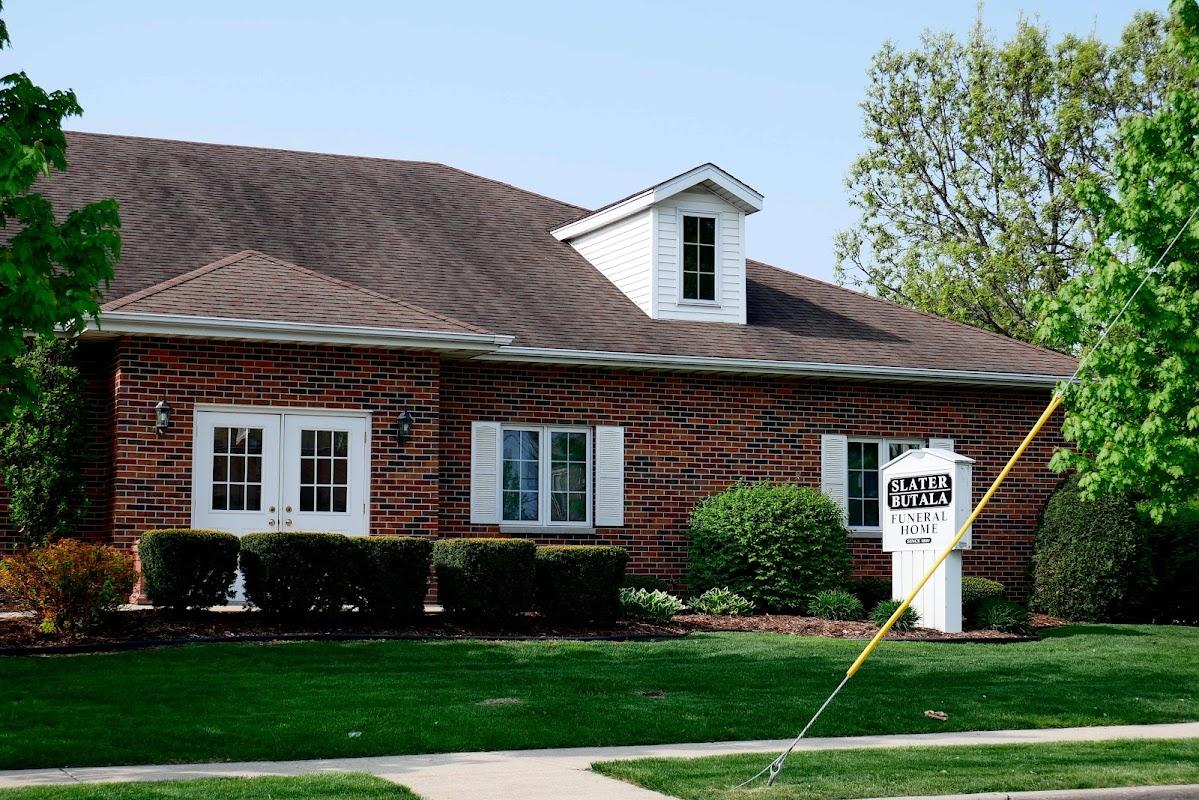 Slater-Butala Funeral Home building in Genoa, Illinois
