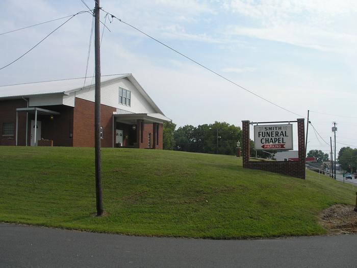 Smith Funeral Chapel building in Smithland, Kentucky