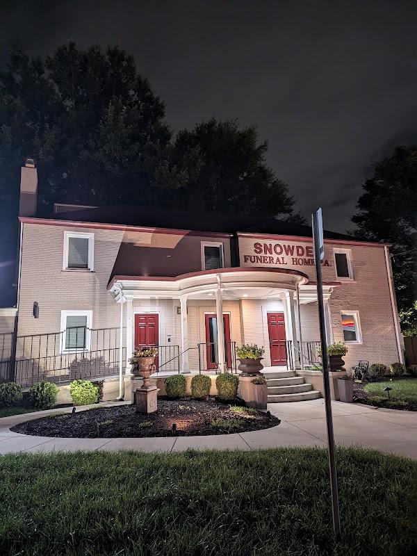 Snowden Funeral Home in Rockville Maryland