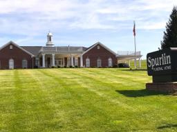 Spurlin Funeral Home building in Lancaster, Kentucky