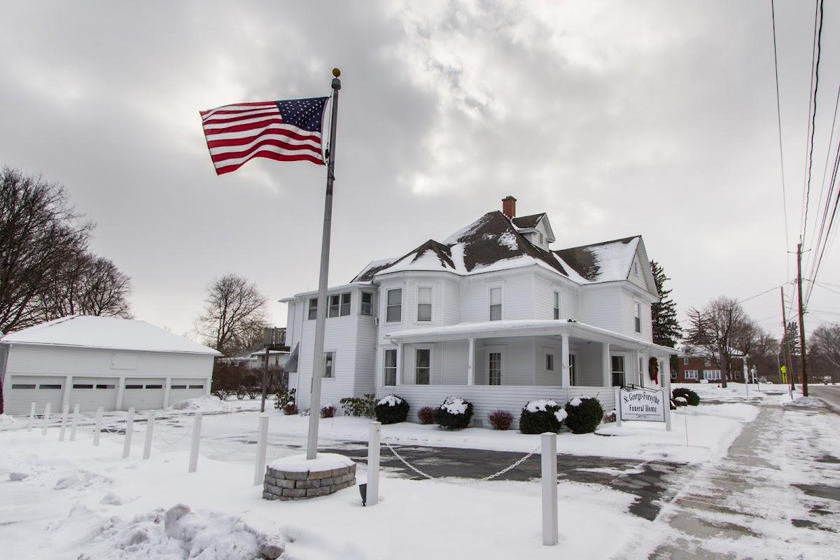 St George-Forsythe Funeral Home building in Wayland, New York