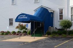 Sundberg Funeral Home building in Rockford, Illinois