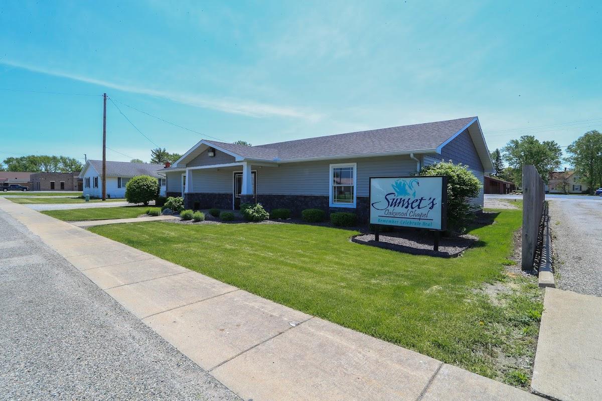 Sunset's Oakwood Chapel building in Oakwood, Illinois