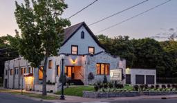 Swanson-Lundquist Funeral Home building in Marquette, Michigan