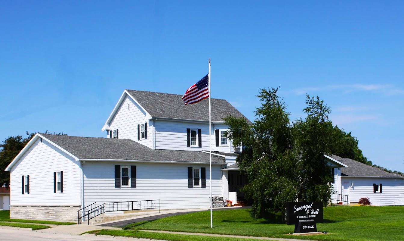 Swengel-O'Dell Funeral Home building in Neoga, Illinois