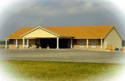 Targhetta & Wooldridge Funeral Home building in Brighton, Illinois