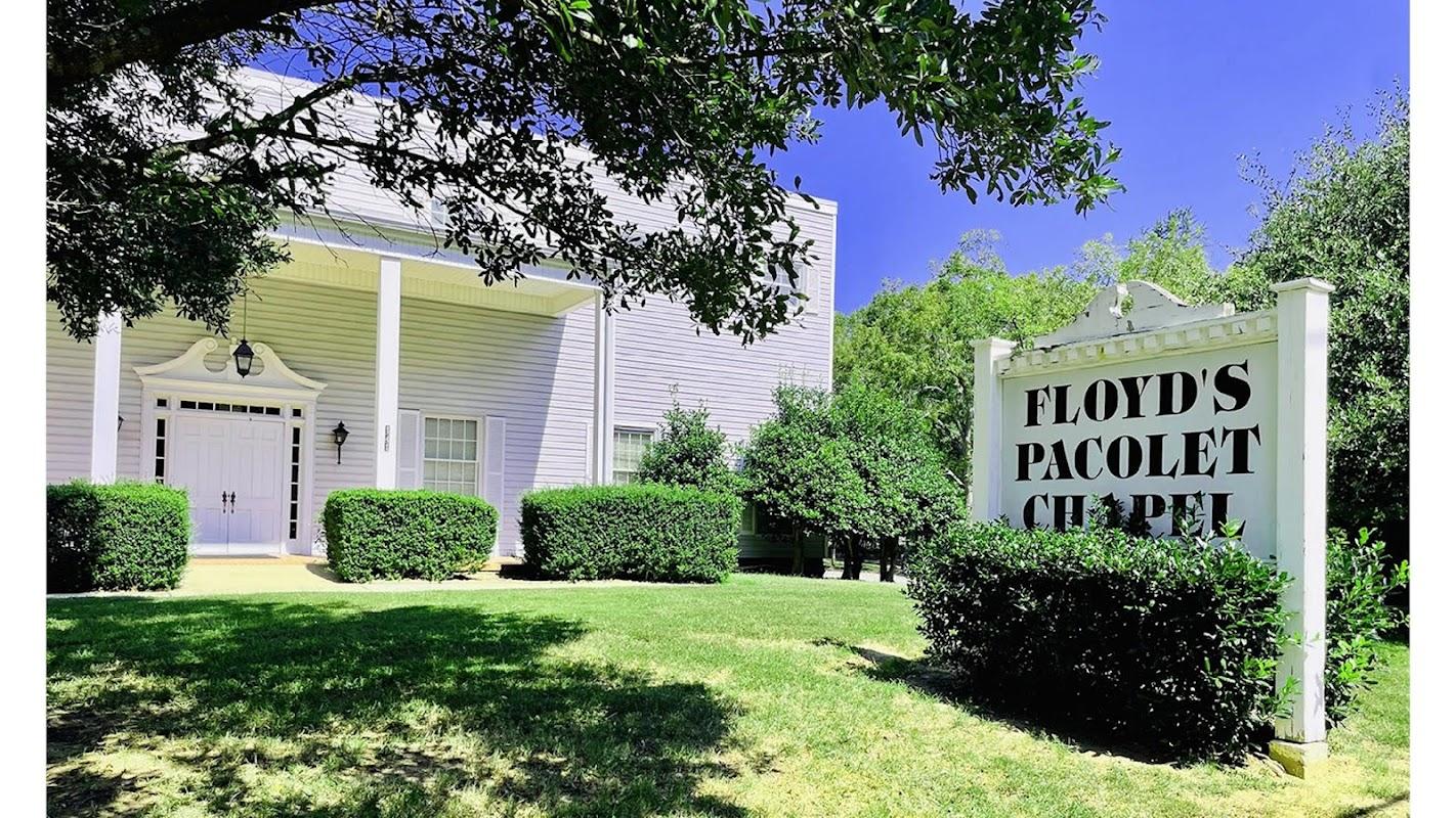 The J.F. Floyd Mortuary Chapel building in Pacolet, South Carolina
