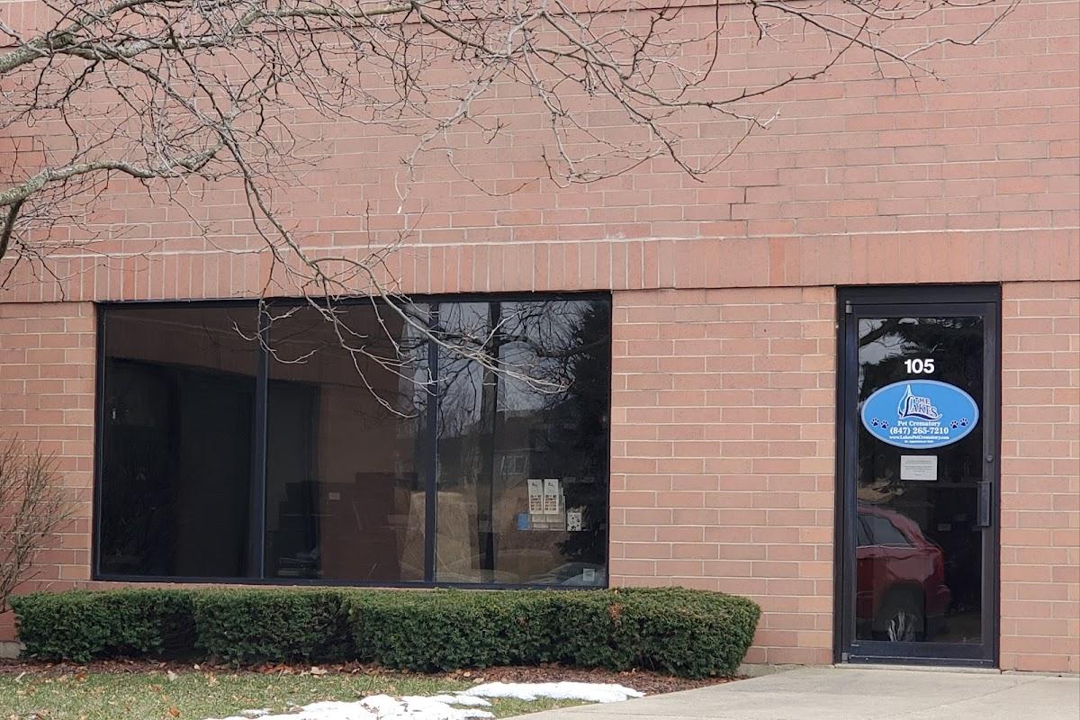 The Lakes Crematory & Funeral Service building in Lake Villa, Illinois