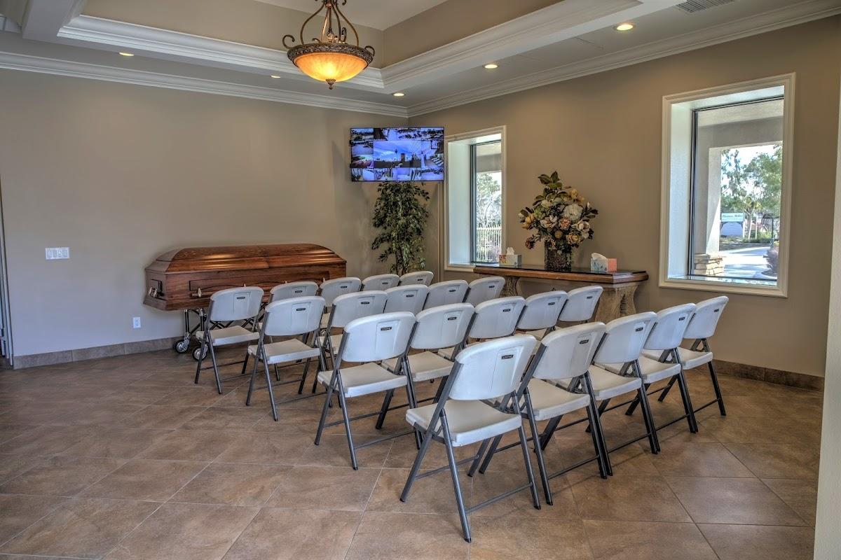 Thomas Miller Mortuary building in Corona, California