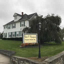 Todd T. Thompson Funeral Home building in Roaring Spring, Pennsylvania