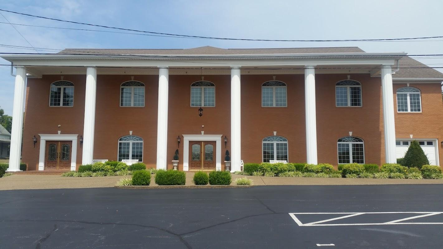 Tucker Funeral Home building in Central City, Kentucky