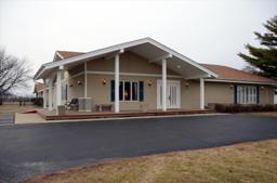 Turner-Eighner Funeral Home building in Somonauk, Illinois
