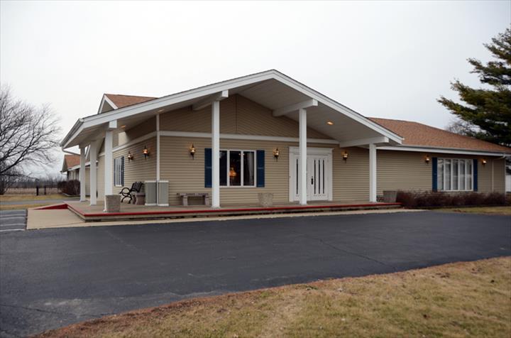 Turner-Eighner Funeral Home building in Somonauk, Illinois