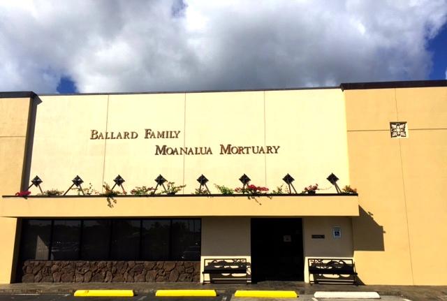 Ultimate Cremation Services building in Honolulu, Hawaii