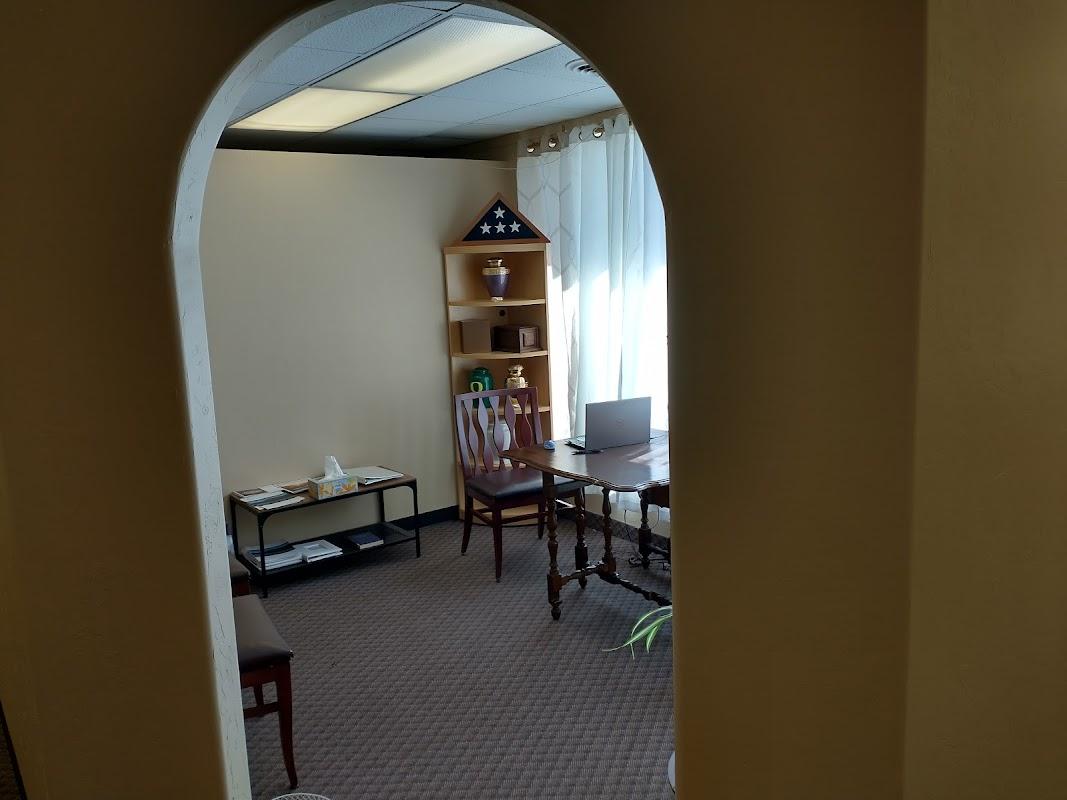 Umpqua Valley Funeral Directors building in Roseburg, Oregon