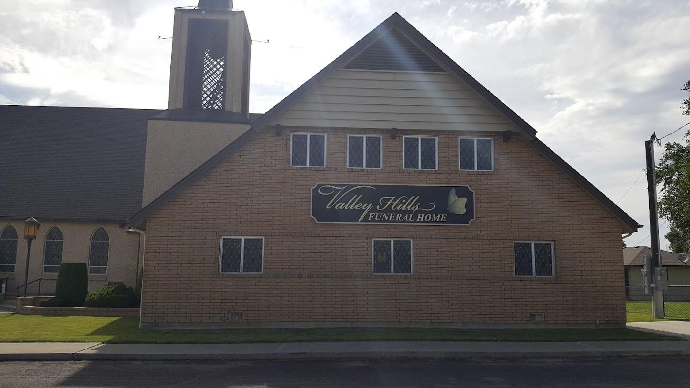 Valley Hills Funeral Home building in Sunnyside, Washington