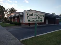 Vankirk-Grisell Funeral Home building in Corbin, Kentucky