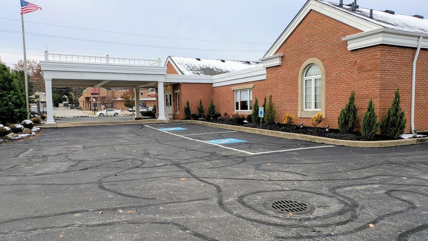 Vodrazka Funeral Home building in Independence, Ohio