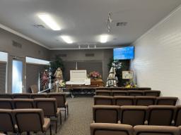Walker Family Funeral Services building in Corona, California