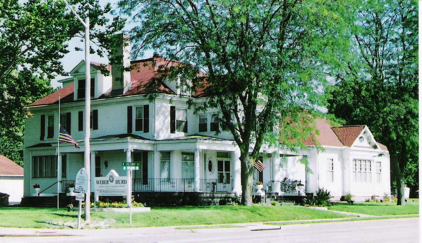 Weber-Hurd Funeral Home building in Chillicothe, Illinois