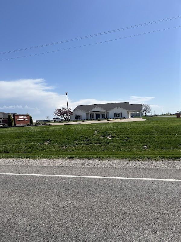 Welge-Pechacek Funeral Home building in Red Bud, Illinois