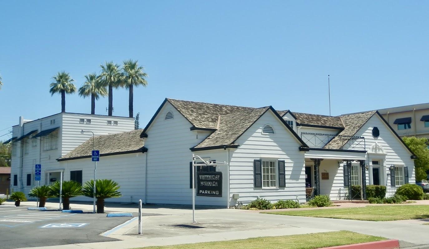 Whitehurst McNamara Funeral Service building in Hanford, California