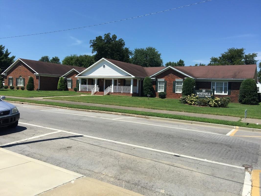 Whitsell Funeral Home building in Morganfield, Kentucky