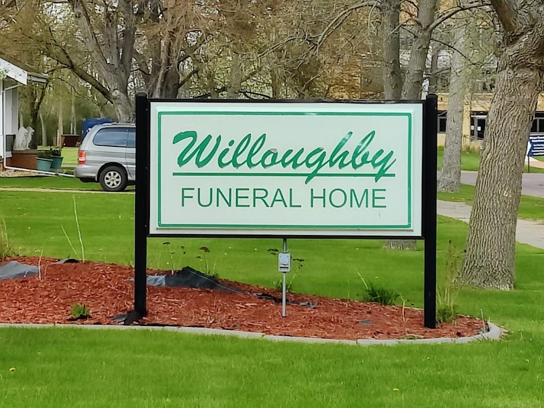 Willoughby Funeral Home building in Howard, South Dakota