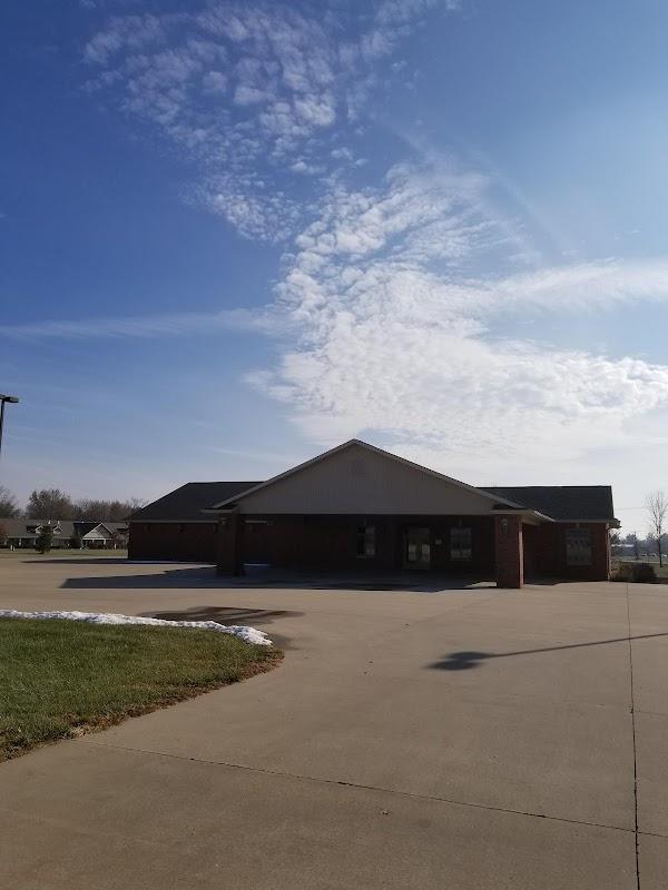 Wood Funeral Chapel building in Rushville, Illinois