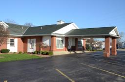 Yoder-Culp Funeral Home building in Goshen, Indiana
