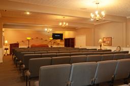 Yokley-Trible Funeral Home building in Tompkinsville, Kentucky