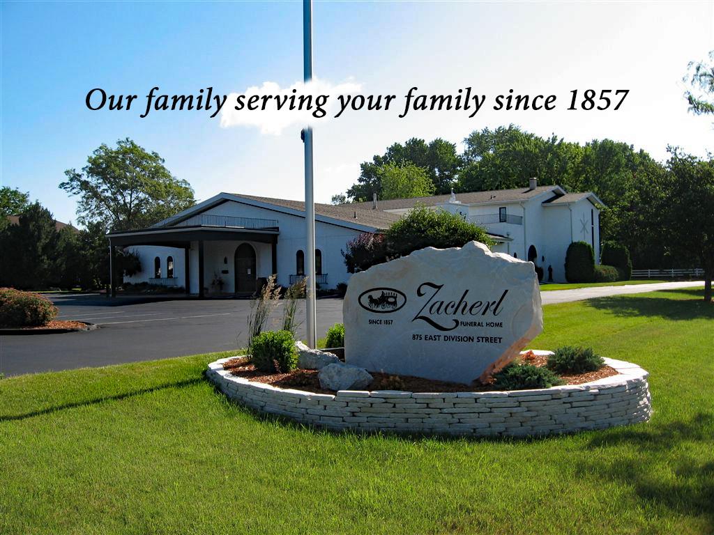 Zacherl Funeral Home in Fond du Lac Wisconsin